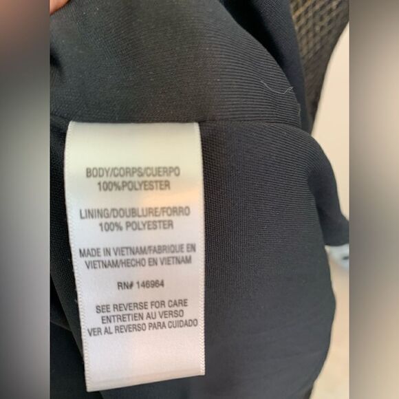 Julia Jordan Black Mesh Party Dress Size 16‎ - Picture 4 of 12